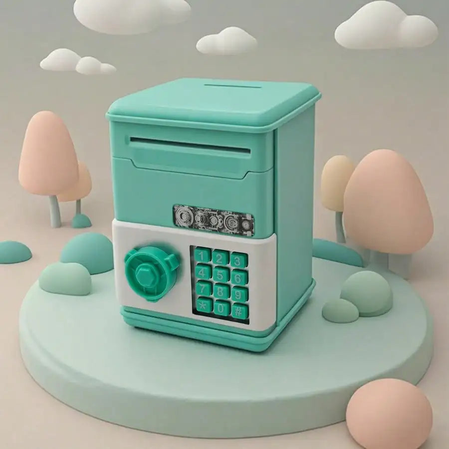 Children'S Mini Piggy Bank Accessible Creative Piggy Bank Password Piggy Bank for Boys and Girls to Store Holiday Gifts
