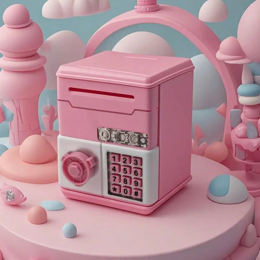Children'S Mini Piggy Bank Accessible Creative Piggy Bank Password Piggy Bank for Boys and Girls to Store Holiday Gifts